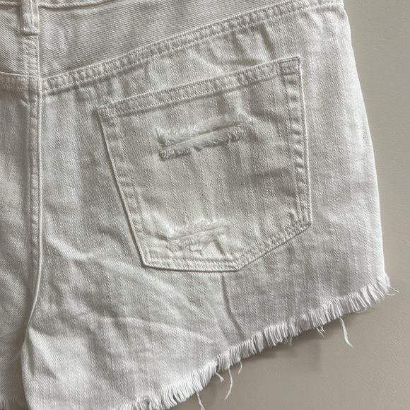 FP white Jean shorts size 31 - Picture 6 of 8